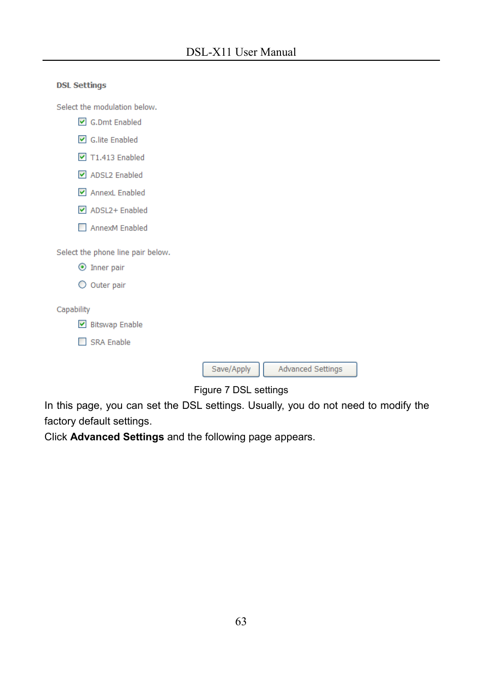 Asus DSL-X11 User Manual | Page 66 / 77