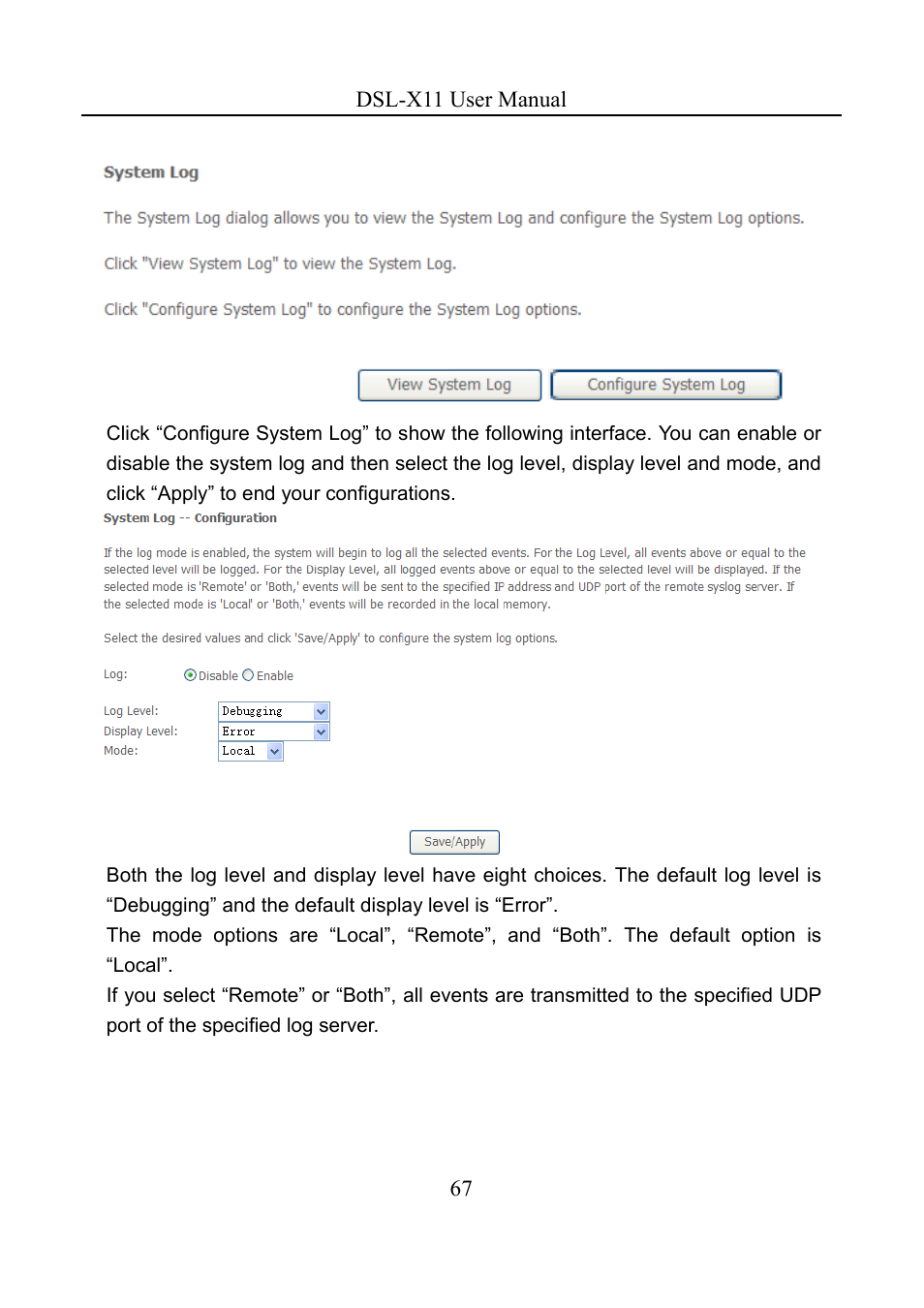 Asus DSL-X11 User Manual | Page 70 / 77