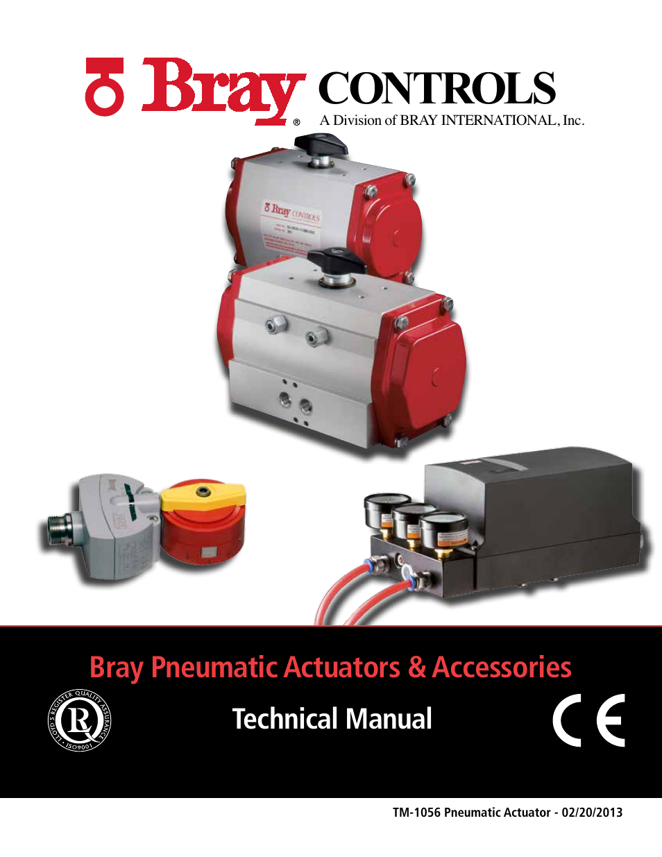 Bray Pneumatic Actuators & Accessories User Manual | 13 pages