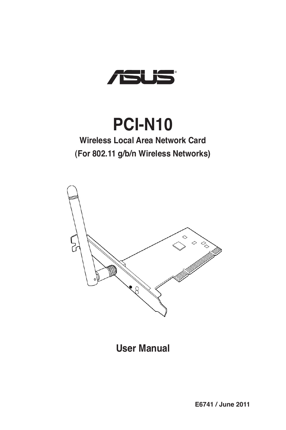 Asus PCI-N10 User Manual | 34 pages