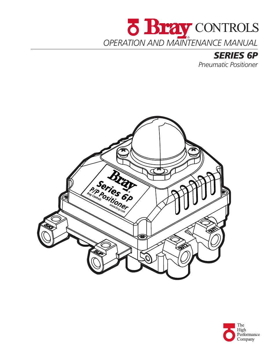 Bray 6P P_P Series User Manual | 12 pages