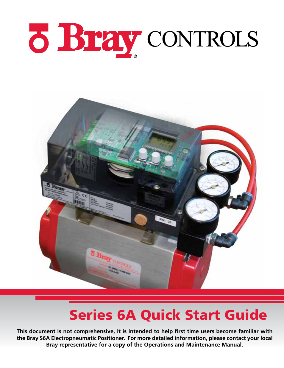 Bray 6A Series Quick Start User Manual | 10 pages