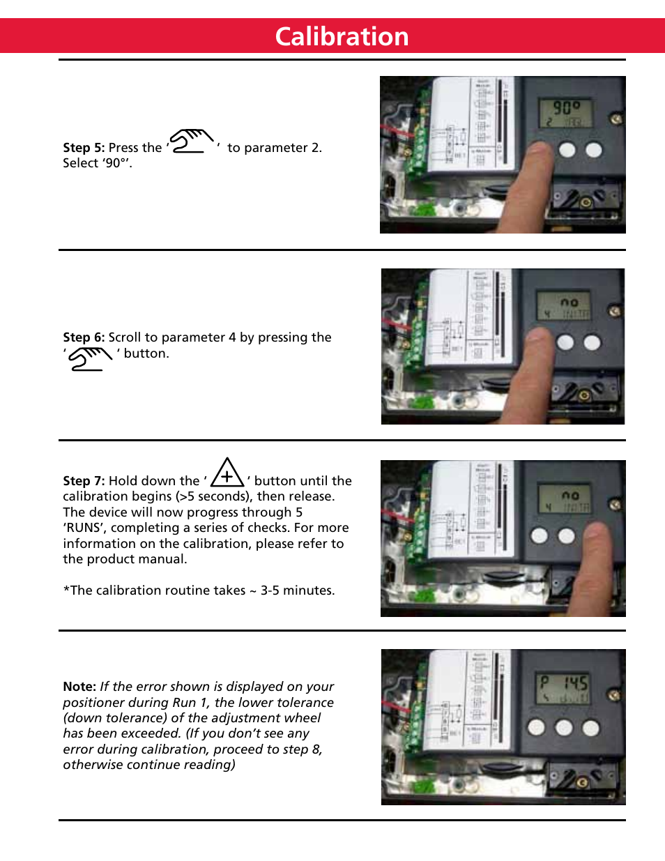 Calibration | Bray 6A Series Quick Start User Manual | Page 5 / 10