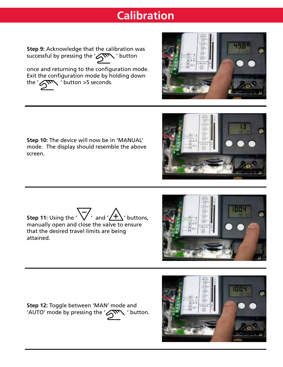 Calibration | Bray 6A Series Quick Start User Manual | Page 7 / 10