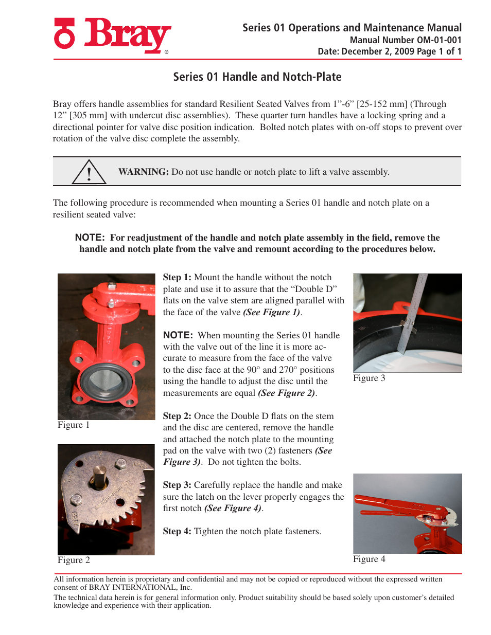 Bray 1 Series User Manual | 1 page