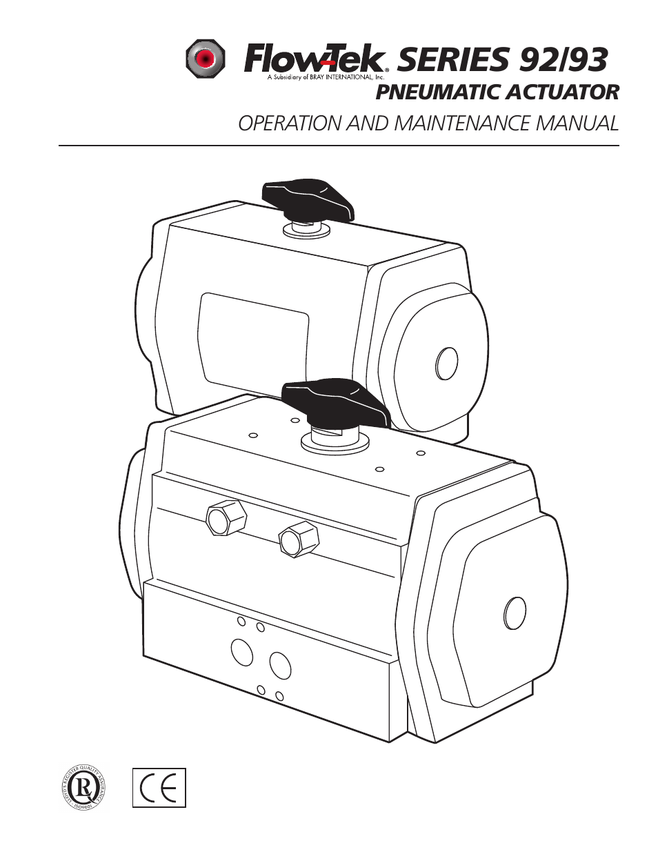 Bray 92_93 Series FLO User Manual | 14 pages