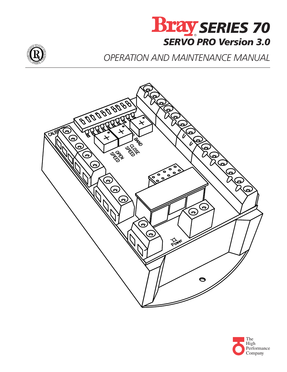 Bray 70 Series SERVO PRO User Manual | 22 pages