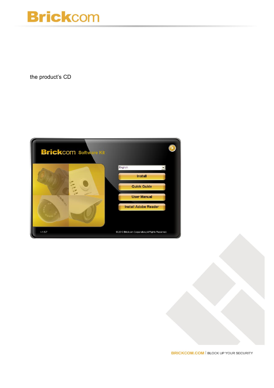 Software installation | Brickcom FB-series User Manual | Page 17 / 32