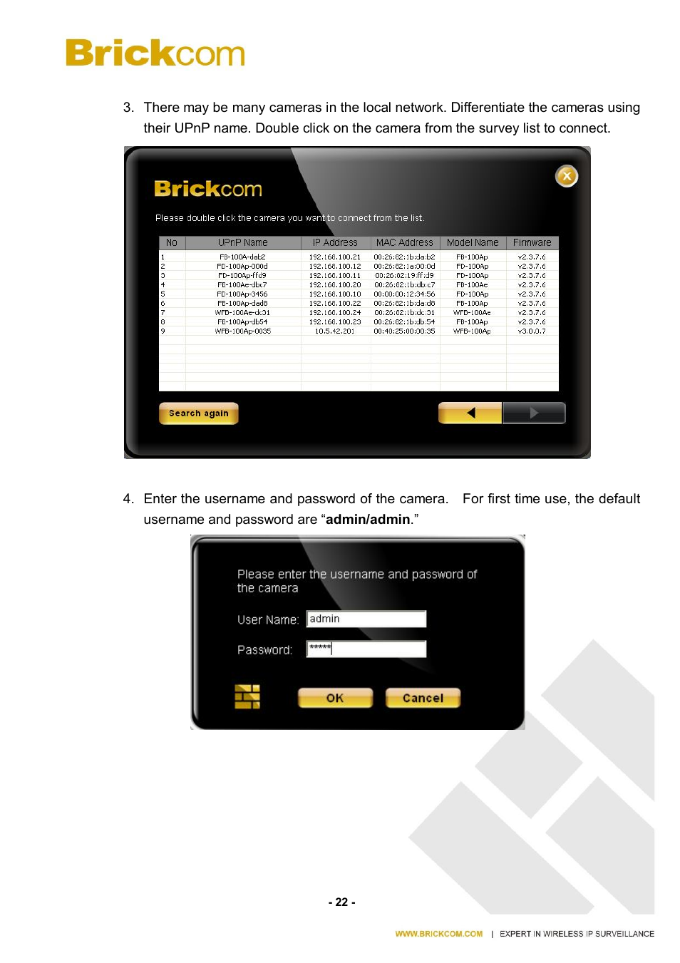 Brickcom CB-500A User Manual | Page 29 / 96