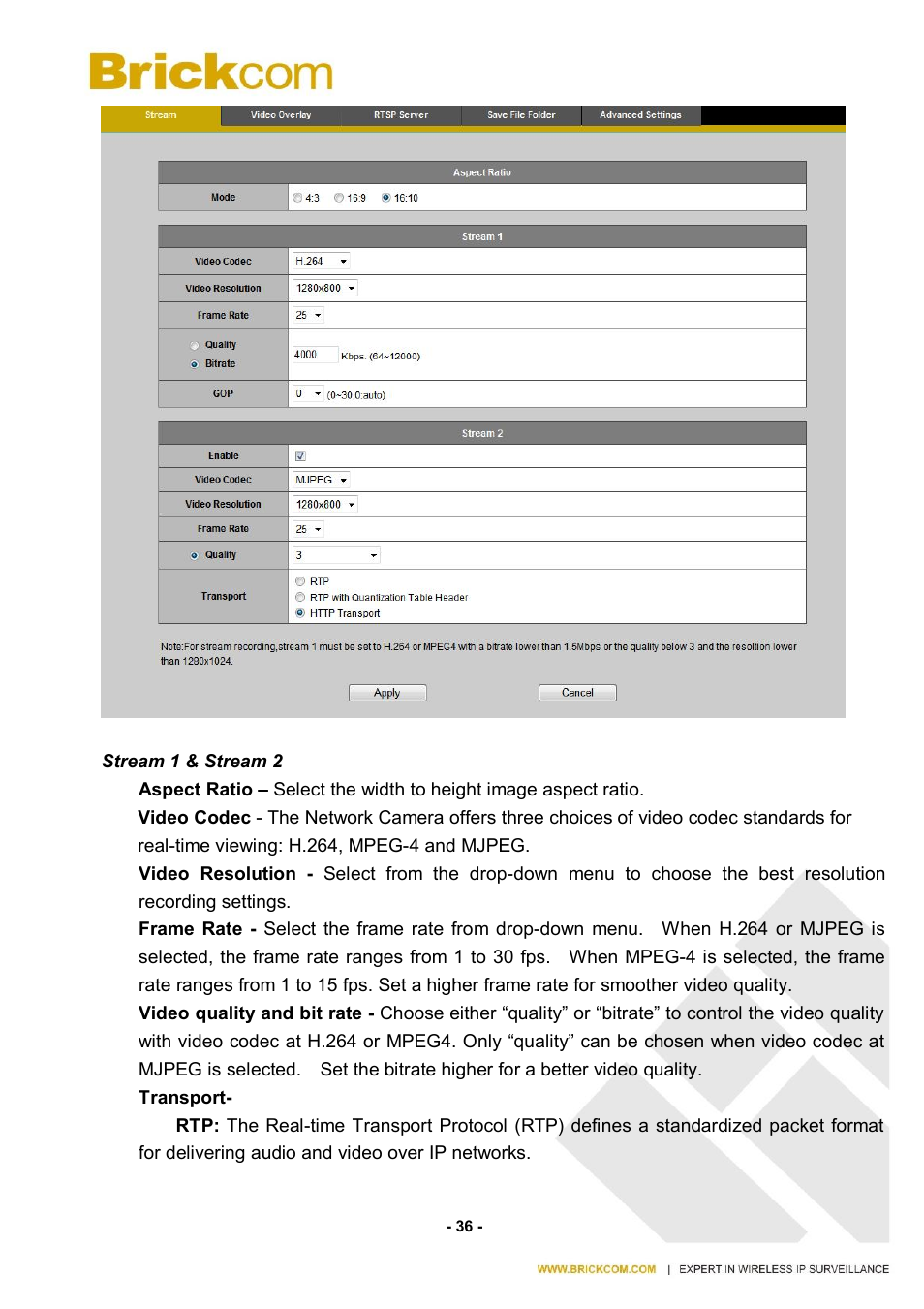 Brickcom CB-500A User Manual | Page 43 / 96