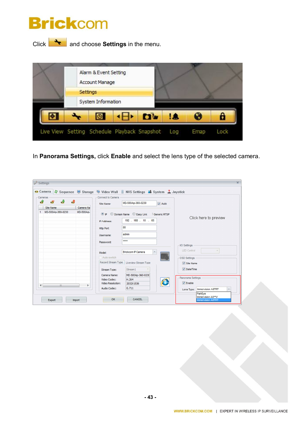 Brickcom CB-500A User Manual | Page 50 / 96