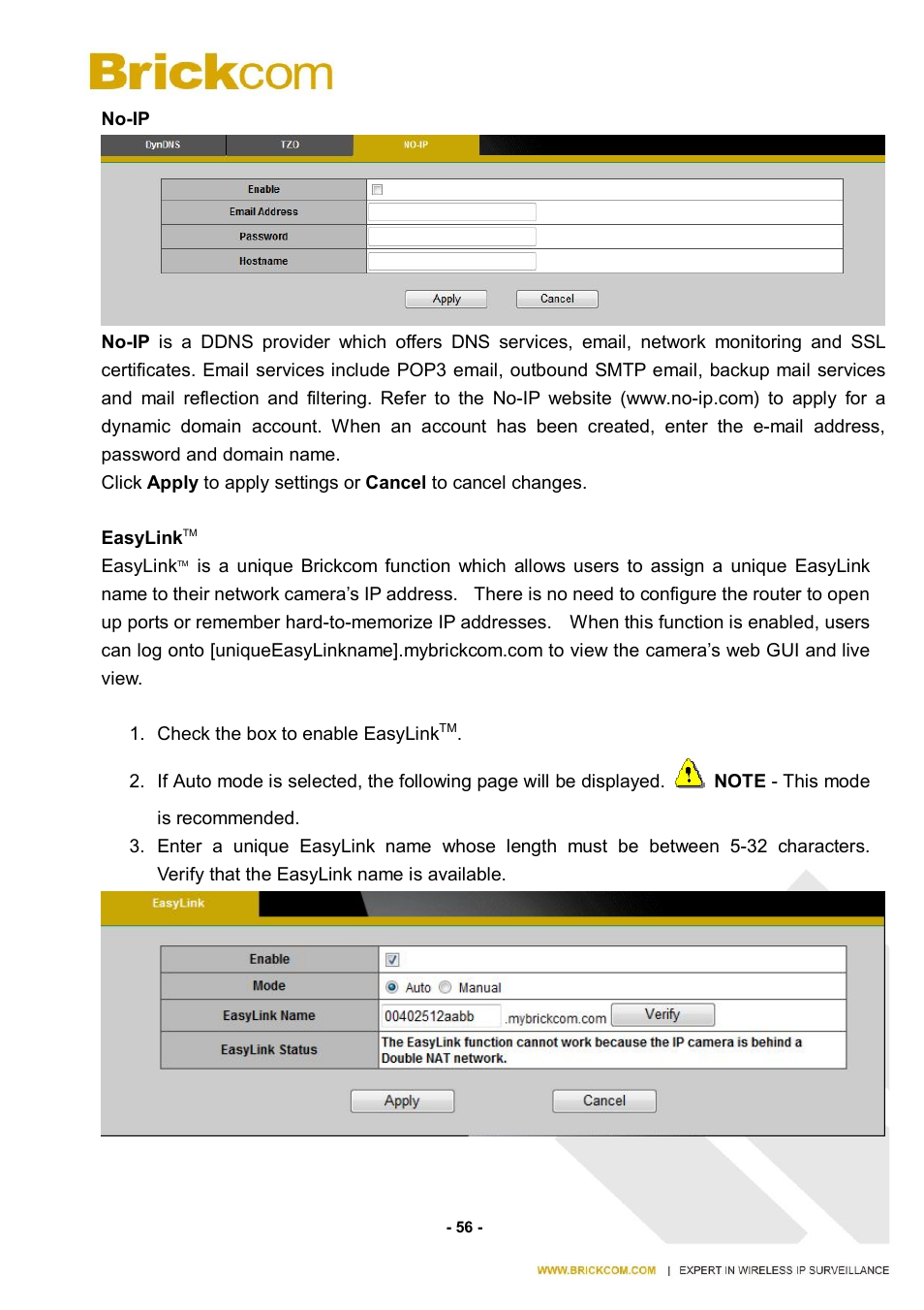 Brickcom CB-500A User Manual | Page 63 / 96