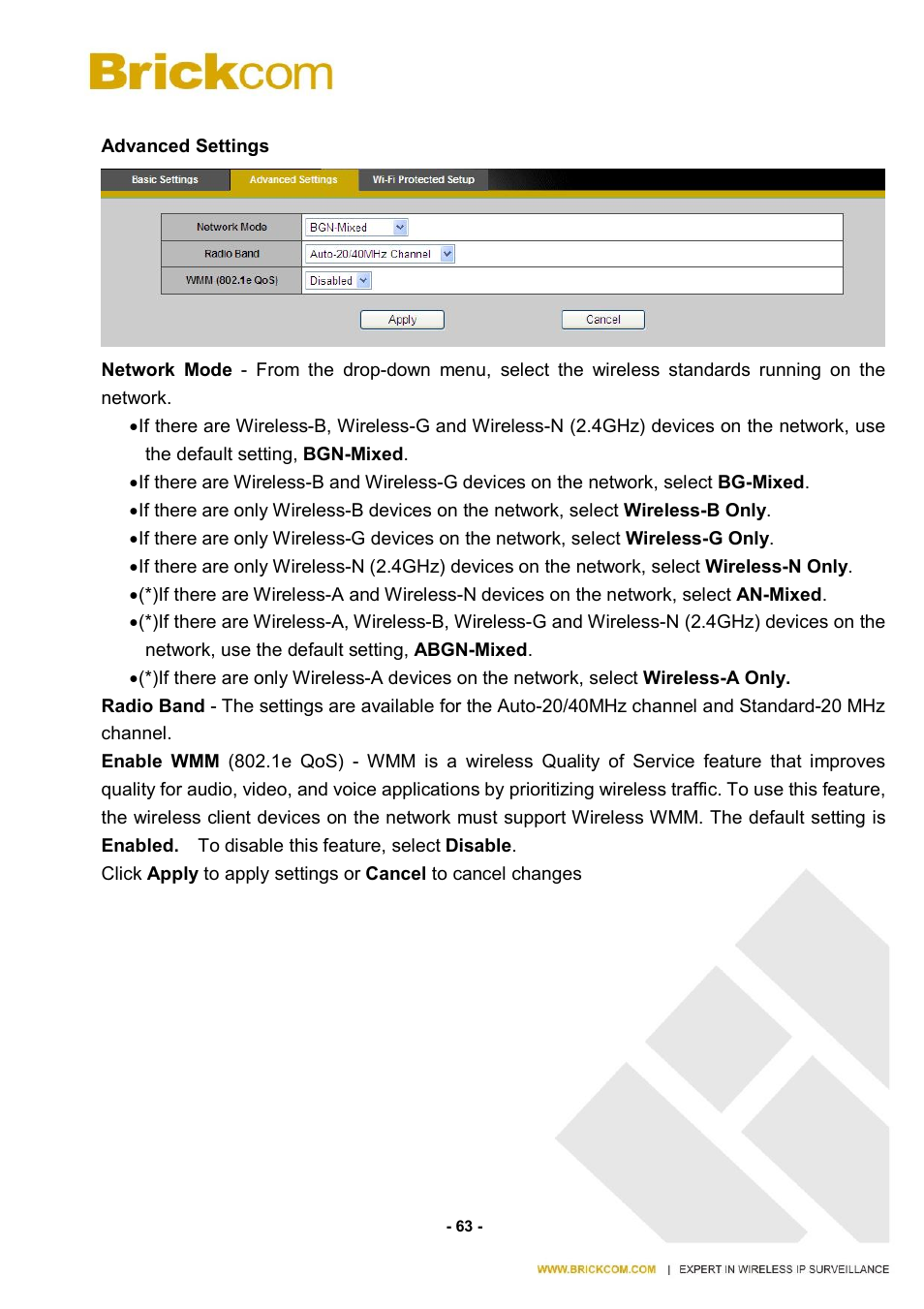 Brickcom CB-500A User Manual | Page 70 / 96