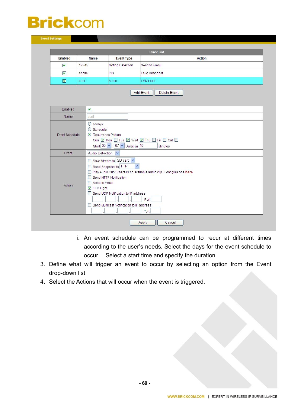 Brickcom CB-500A User Manual | Page 76 / 96