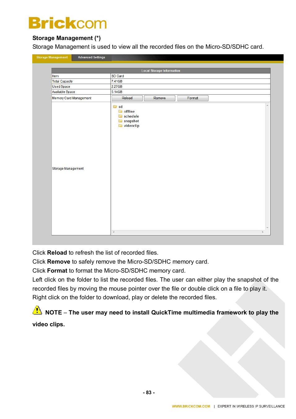 Brickcom CB-500A User Manual | Page 90 / 96