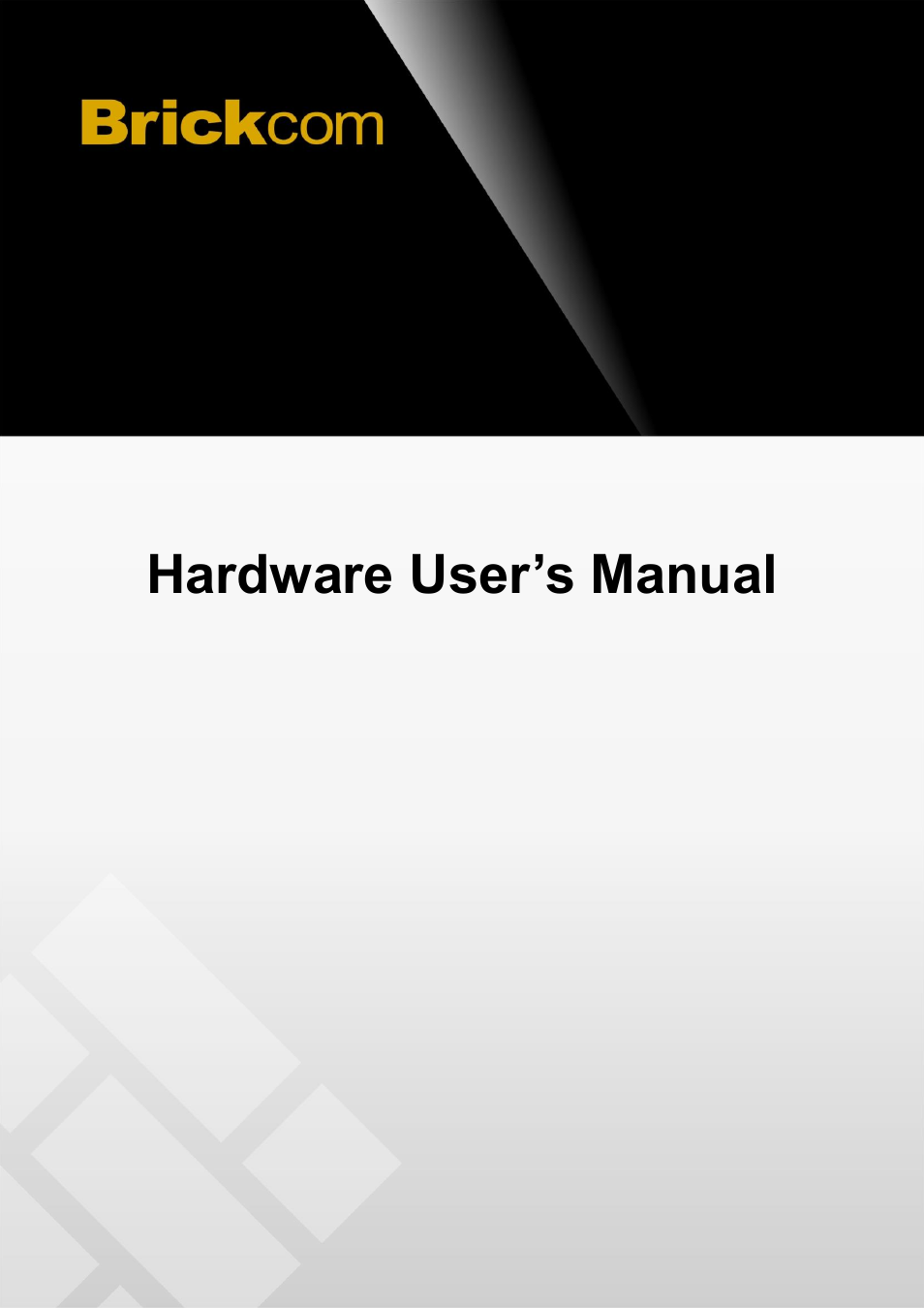 Brickcom VD-series User Manual | 30 pages