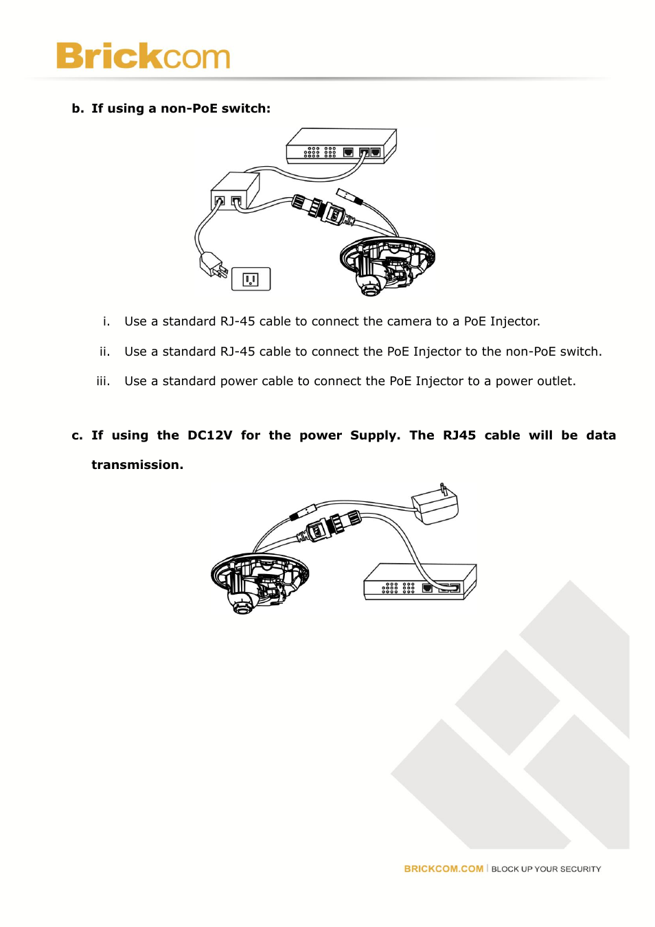 Complete the installation | Brickcom MD-300N User Manual | Page 15 / 34