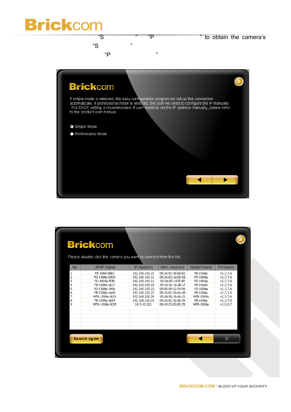 Brickcom MD-300N User Manual | Page 29 / 34
