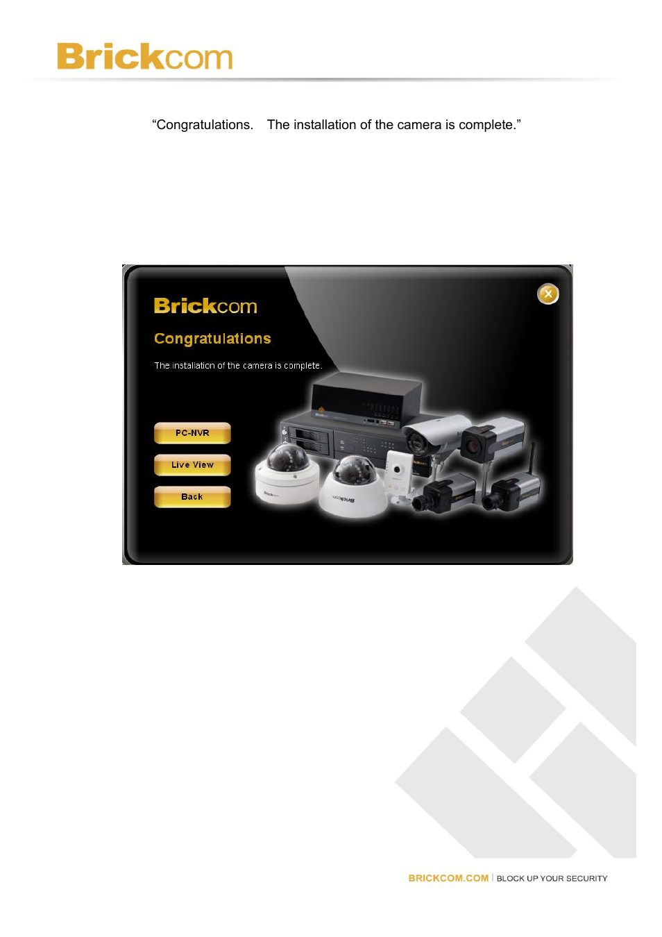 Brickcom MD-300N User Manual | Page 34 / 34