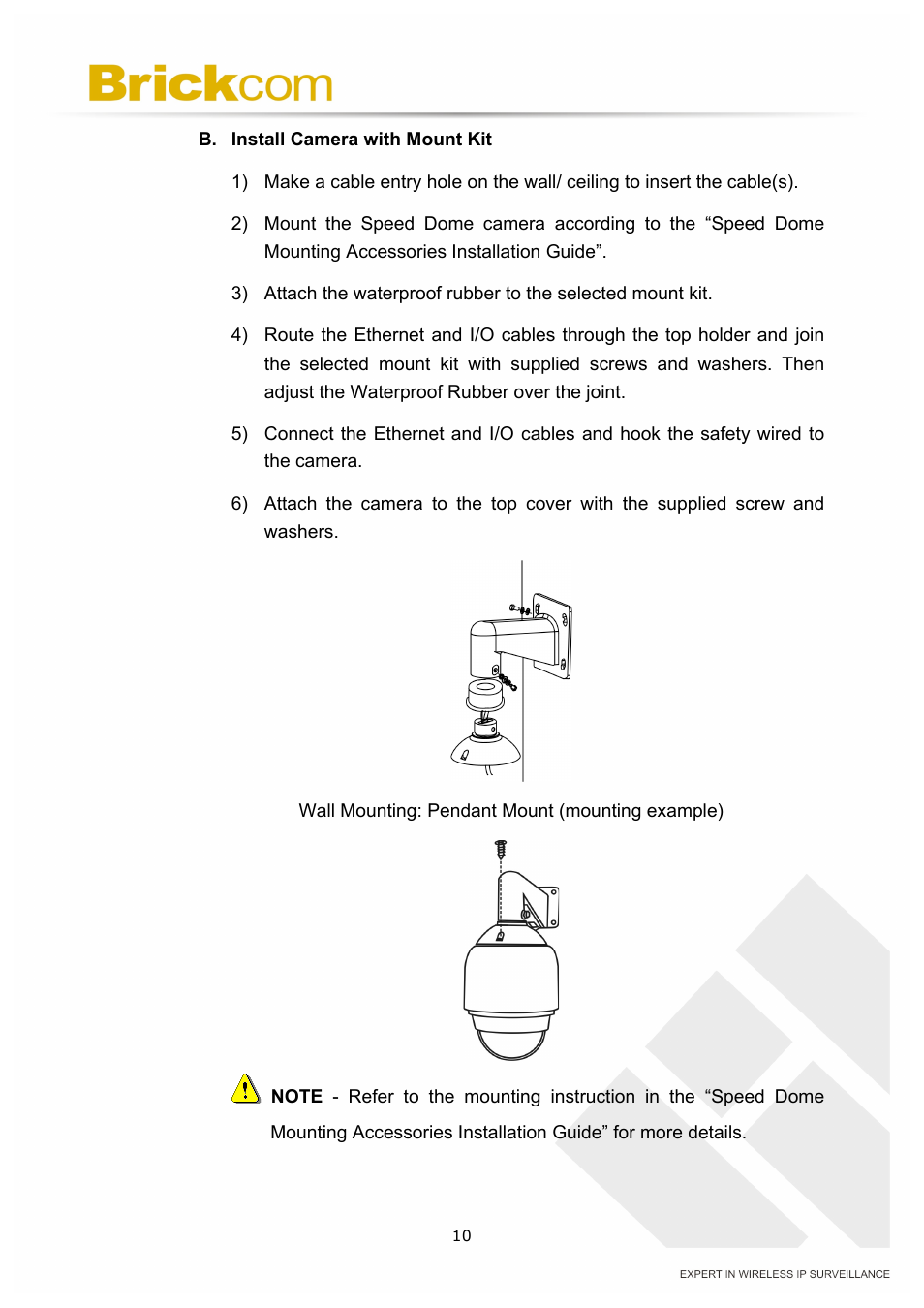 Brickcom OSD-040 36x Series User Manual | Page 14 / 74