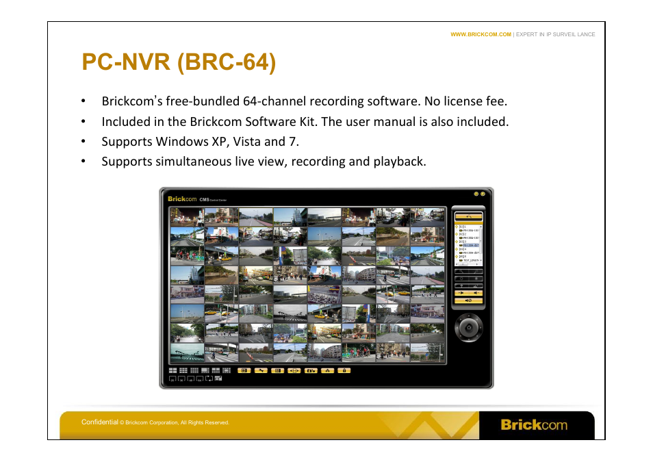 Pc-nvr (brc-64) | Brickcom WFB-100Ap User Manual | Page 11 / 14