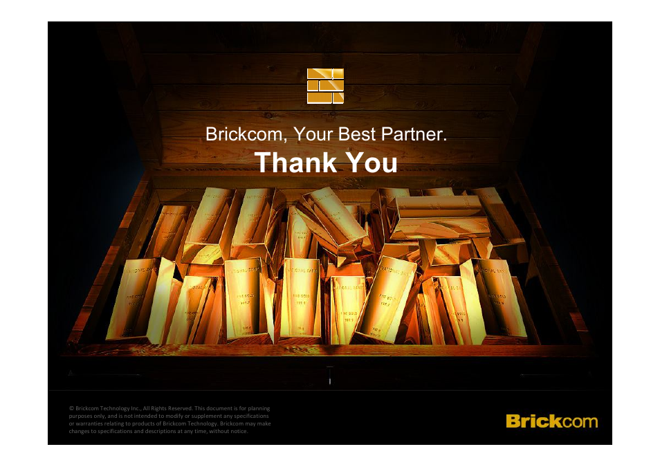 Brickcom, your best partner | Brickcom WFB-100Ap User Manual | Page 14 / 14