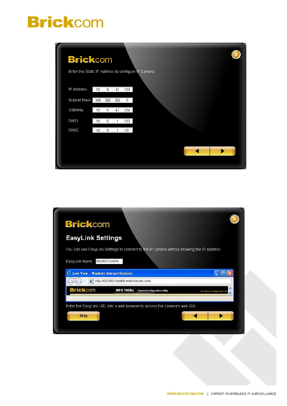 Brickcom MB-series User Manual | Page 25 / 28
