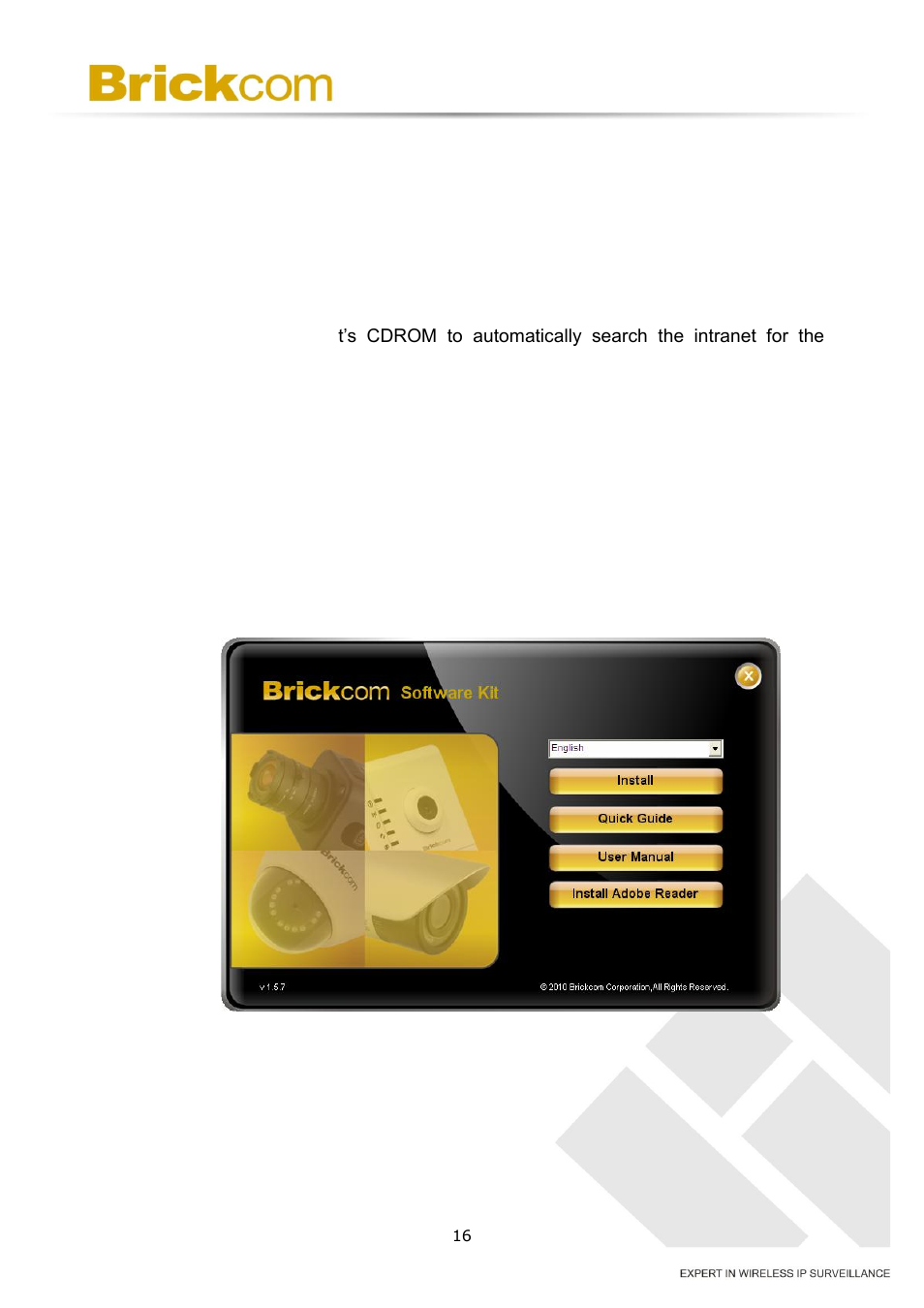 Software installation, 4 software installation | Brickcom OB-500Af Series User Manual | Page 19 / 34