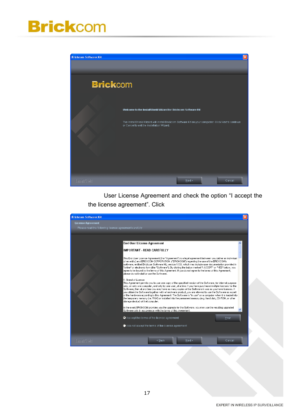 Brickcom OB-500Af Series User Manual | Page 20 / 34