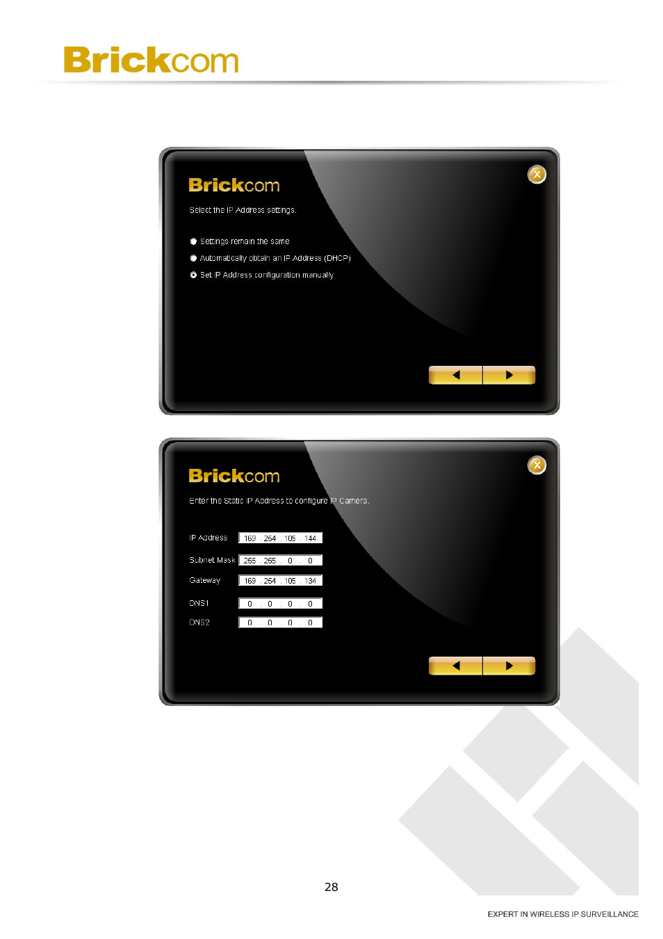 Brickcom OB-500Af Series User Manual | Page 31 / 34