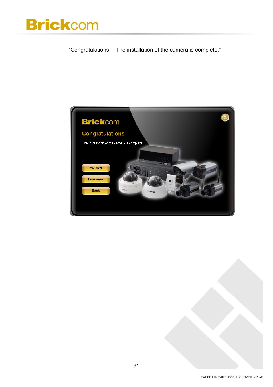 Brickcom OB-500Af Series User Manual | Page 34 / 34