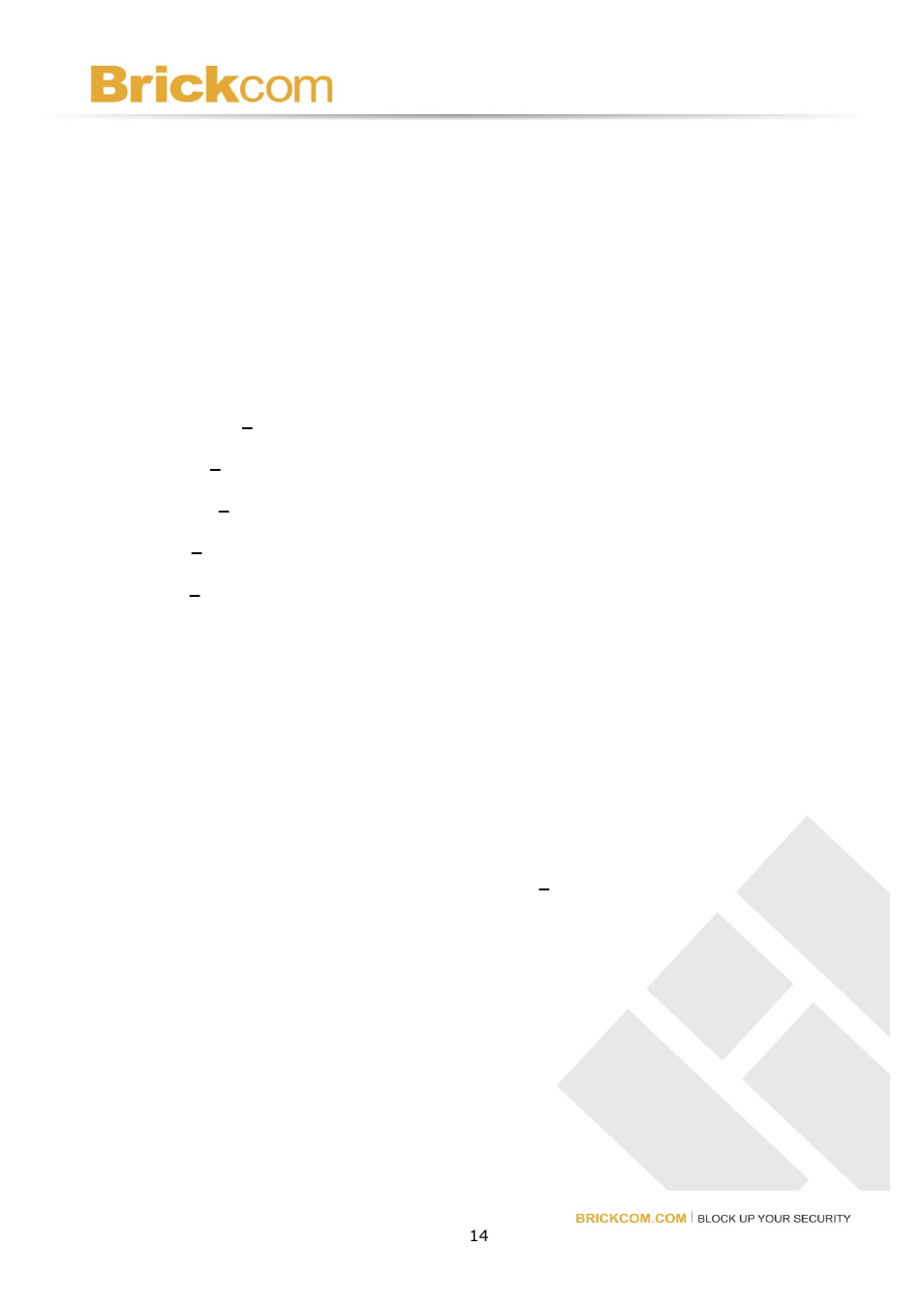 Brickcom Software Users Manual For Firmware release V3.2.x.x User Manual | Page 15 / 72