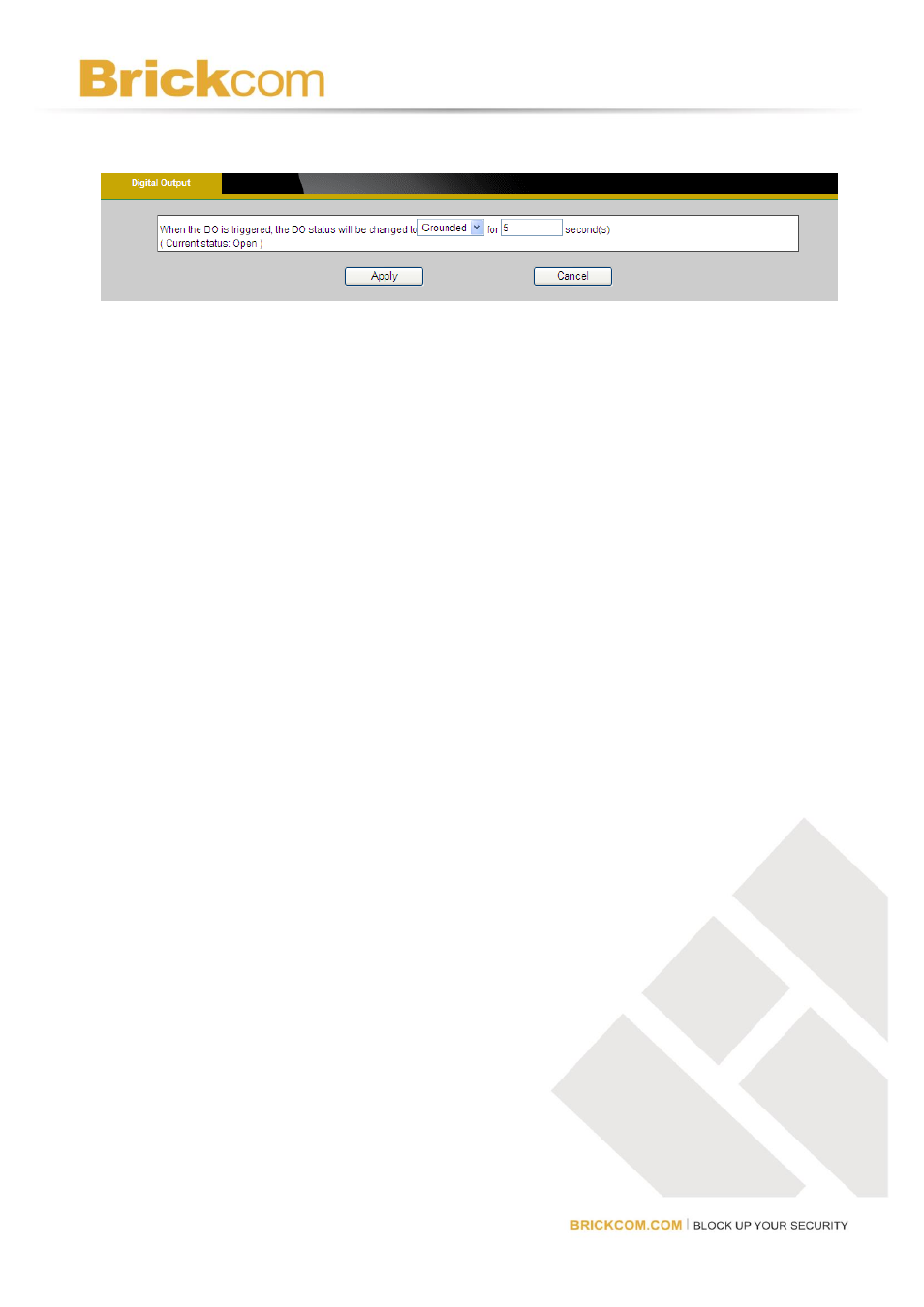 Digital output (do) | Brickcom Software Users Manual For Firmware release V3.2.x.x User Manual | Page 55 / 72