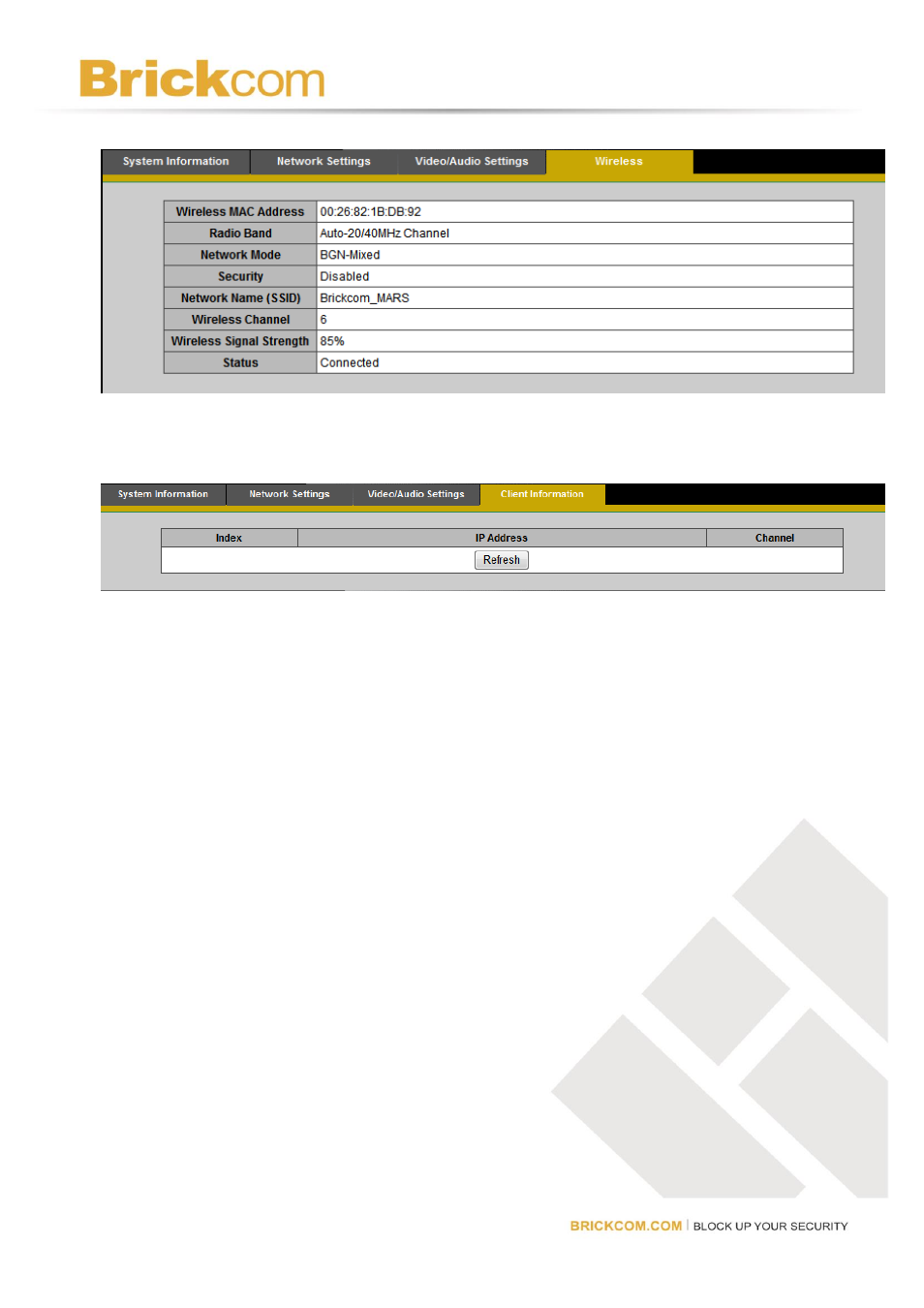 Brickcom Software Users Manual For Firmware release V3.2.x.x User Manual | Page 64 / 72