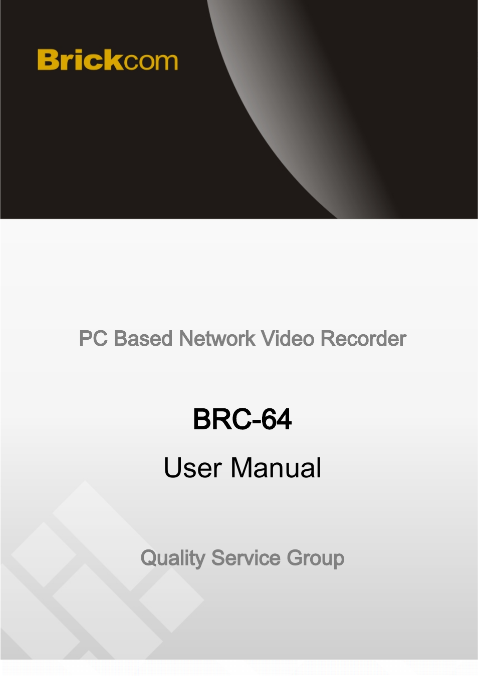 Brickcom BRC-64 User Manual | 99 pages