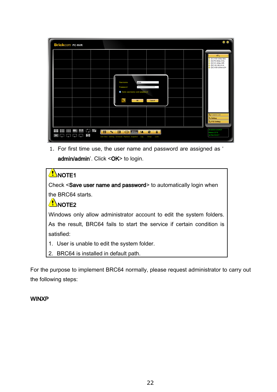 Brickcom BRC-64 User Manual | Page 22 / 99