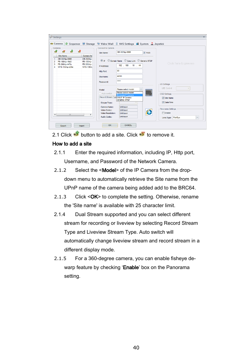 Brickcom BRC-64 User Manual | Page 40 / 99