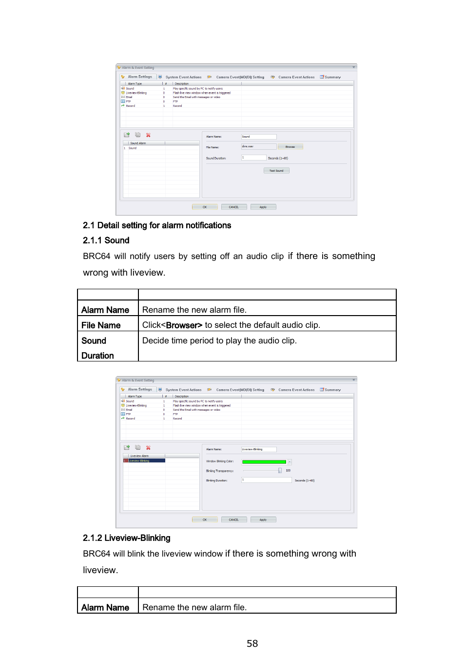 Brickcom BRC-64 User Manual | Page 58 / 99