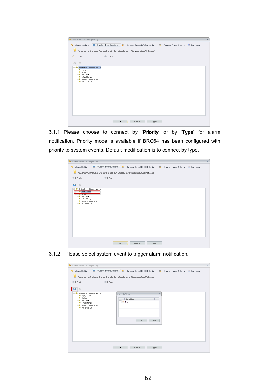 Brickcom BRC-64 User Manual | Page 62 / 99