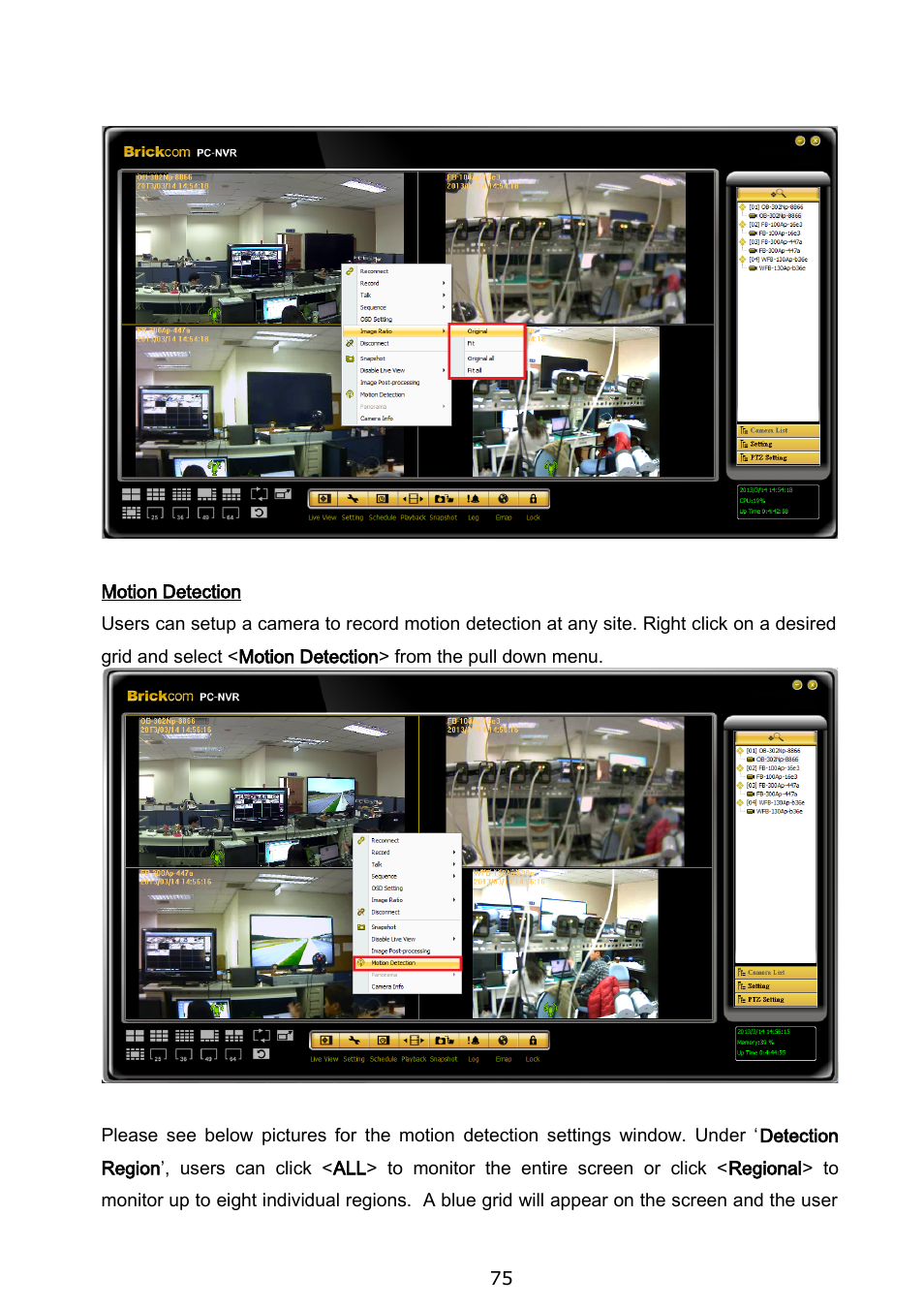 Brickcom BRC-64 User Manual | Page 75 / 99