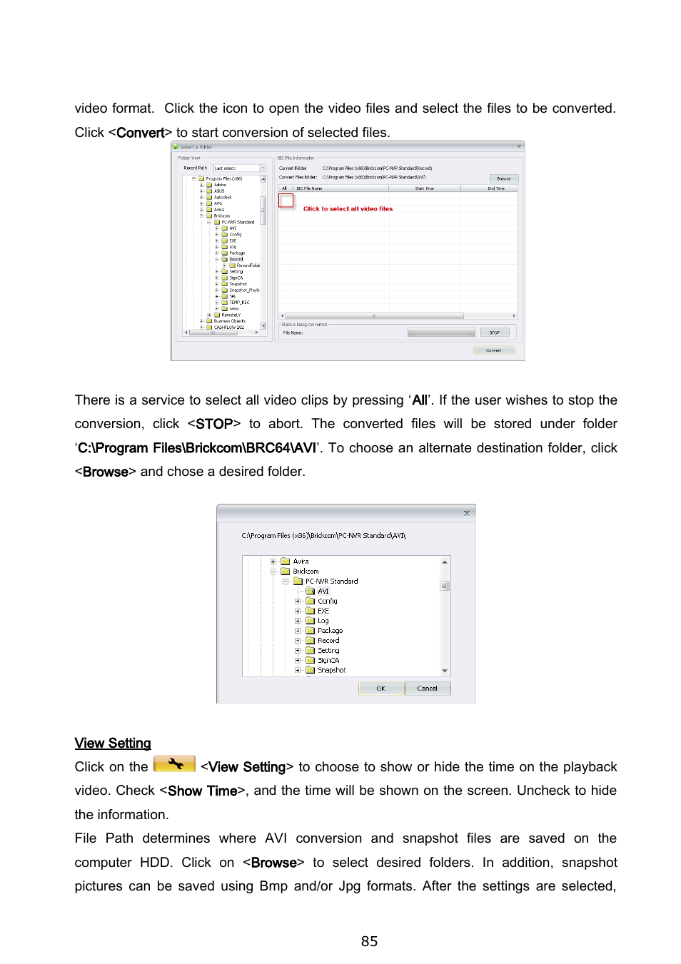 Brickcom BRC-64 User Manual | Page 85 / 99