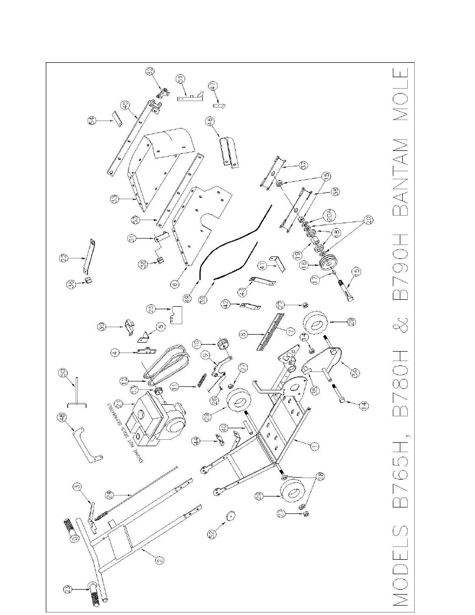 Brown Products BedEdger Bantam _ Bantam Mole (B565H, B580H, B590H, B765H, B780H, B790H) User Manual | Page 20 / 24