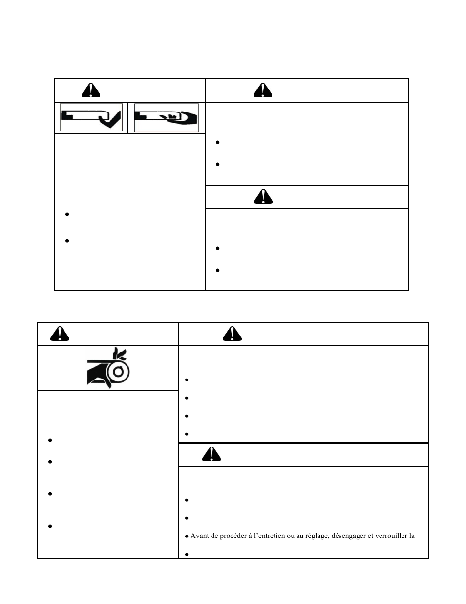 Danger, Peligro, Warning | Advertencia, Advertissement, Equipment safety | Brown Products BrushOx (BC2613HER) User Manual | Page 12 / 33