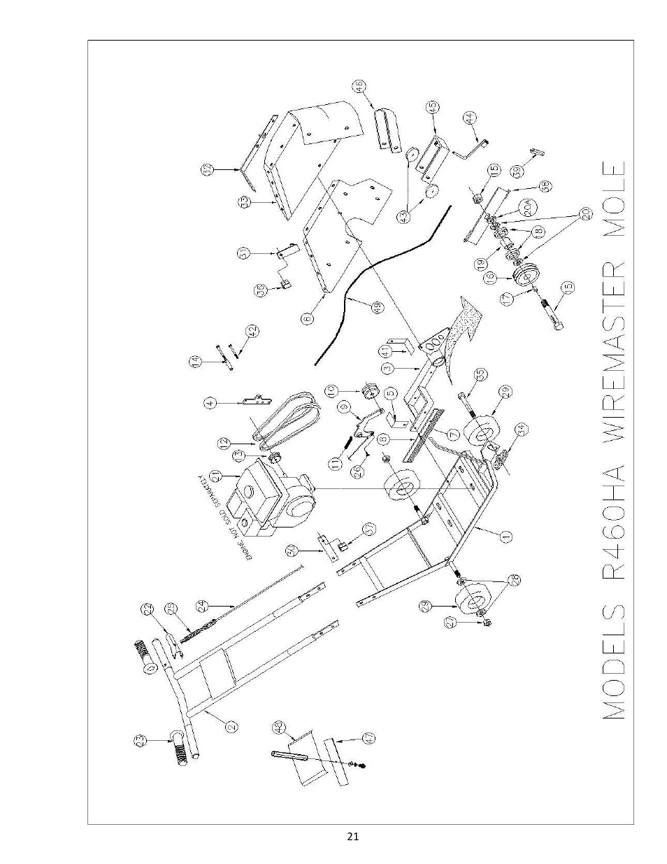 Brown Products ReDefiner _ Wiremaster MOLE (R450H, R450HA, R460HA) User Manual | Page 21 / 24