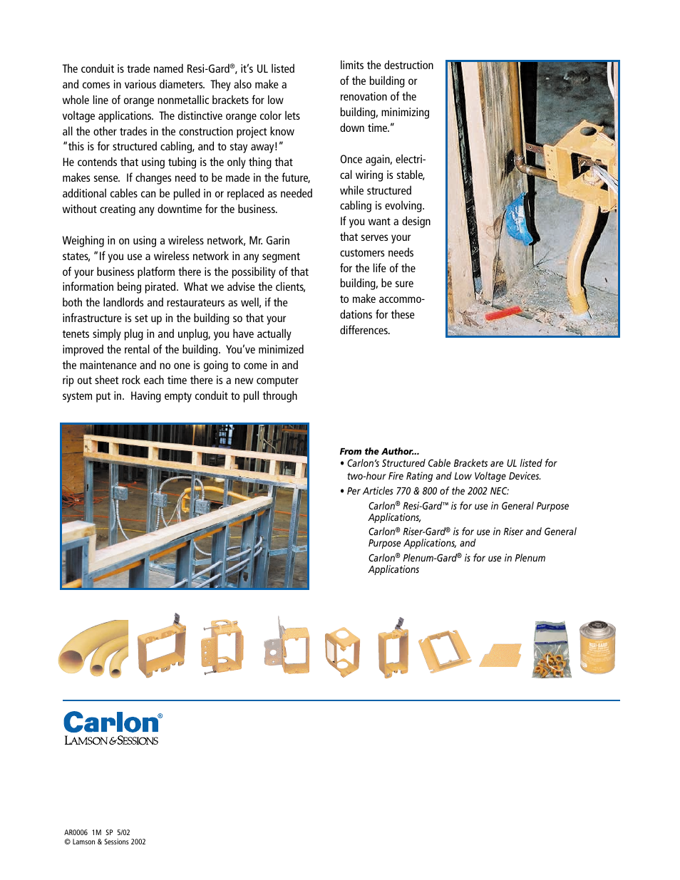 Carlon SCMS Future-Proofing in Commercial Applications User Manual | Page 2 / 2