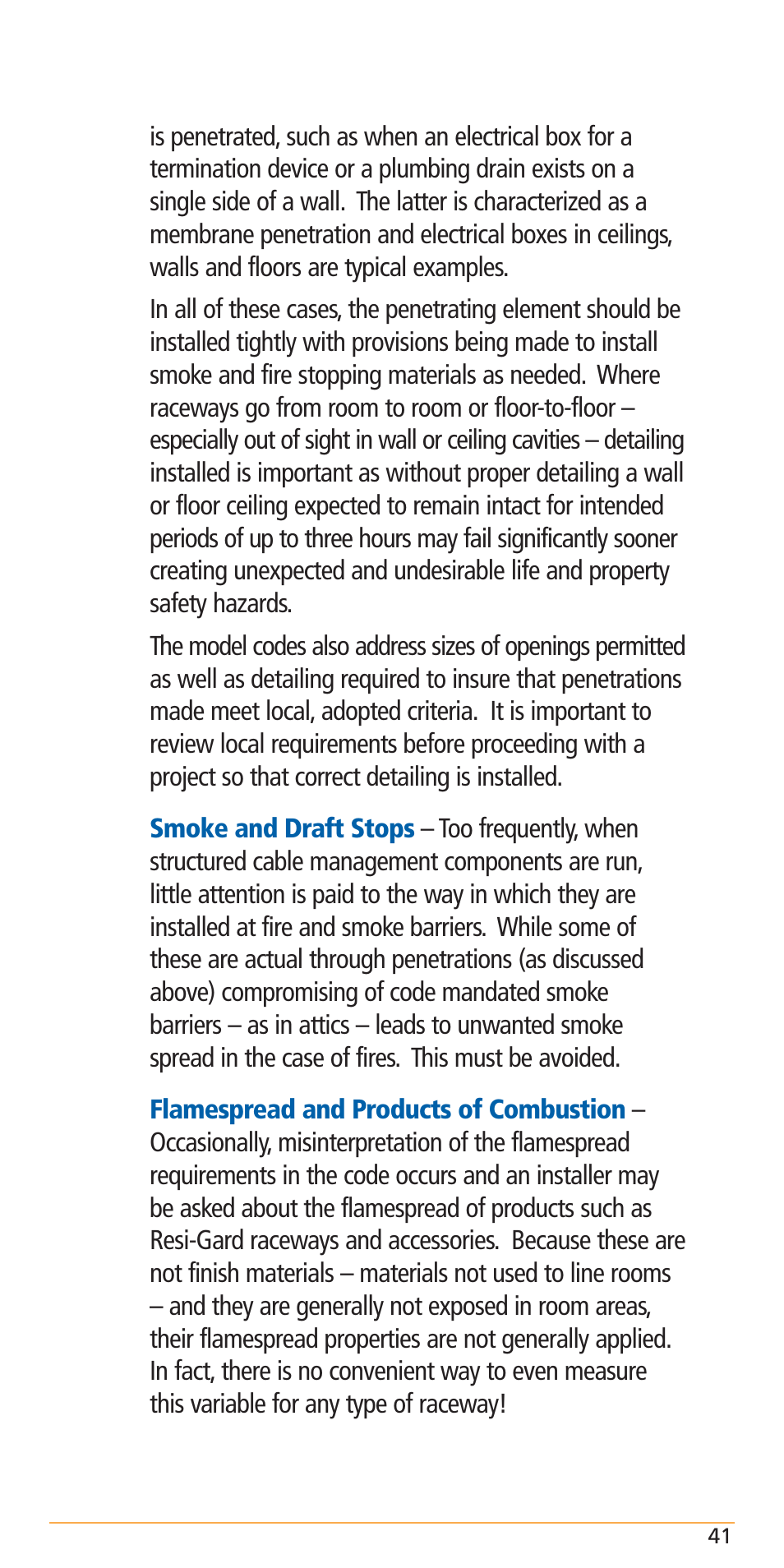 Carlon Structured Cable Management Systems Handbook - Low Res User Manual | Page 43 / 92
