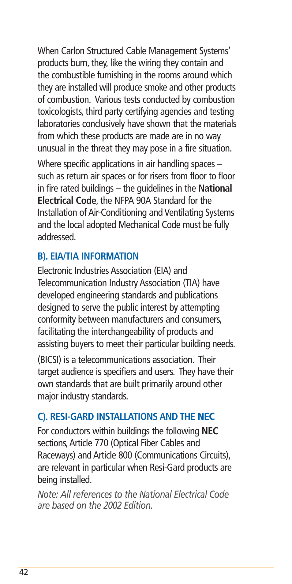 Carlon Structured Cable Management Systems Handbook - Low Res User Manual | Page 44 / 92
