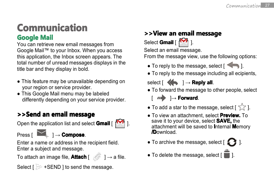 Communication | Double Power Technology MD-740 User Manual | Page 29 / 62
