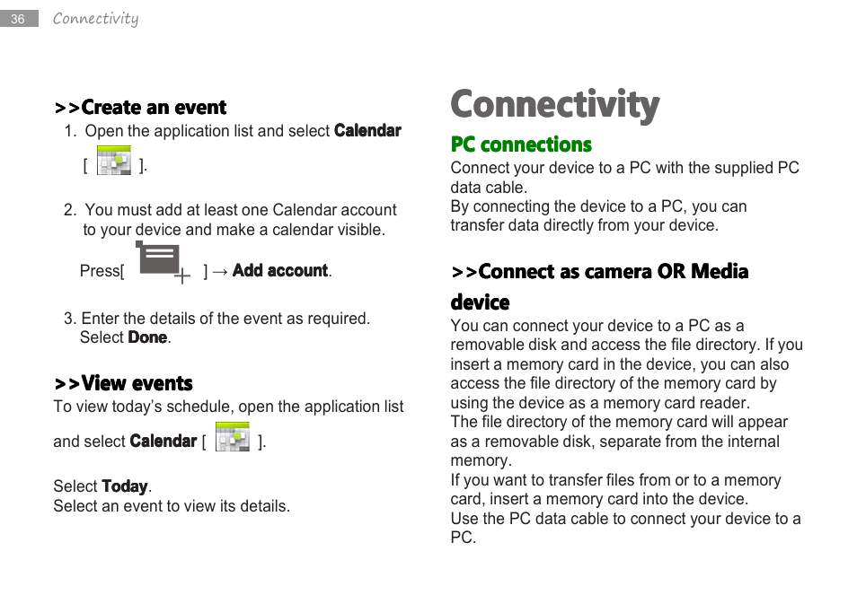Connectivity | Double Power Technology MD-740 User Manual | Page 38 / 62