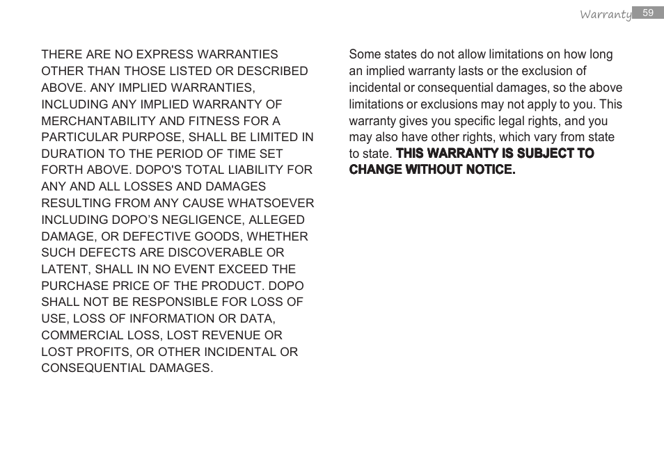 Double Power Technology MD-740 User Manual | Page 61 / 62
